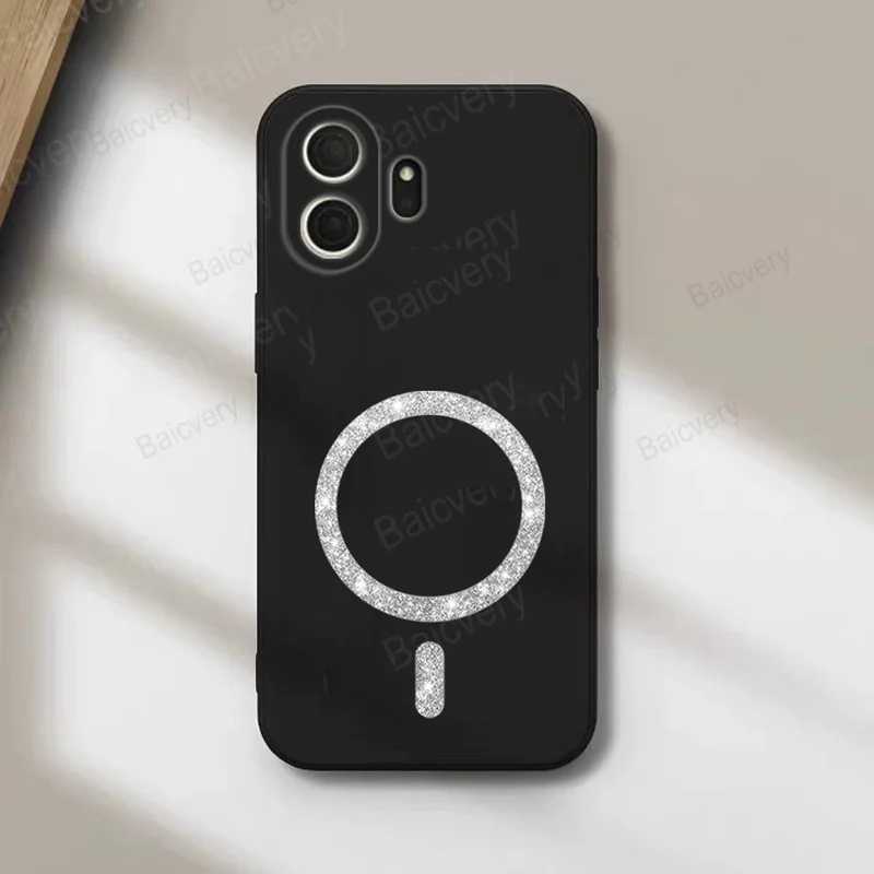 Soft Protective Black Cover with Magnetic Sticker