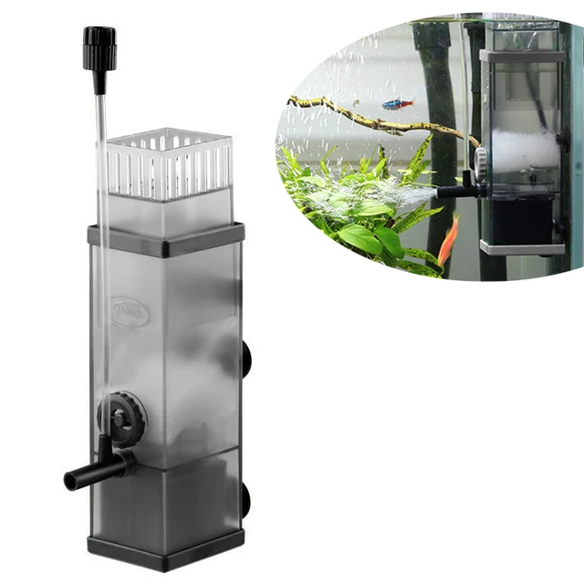 220V Aquarium Oil Film Remover Mini Water Protein Surface Skimmer Filter  for Fish Tank Filtro Aquario