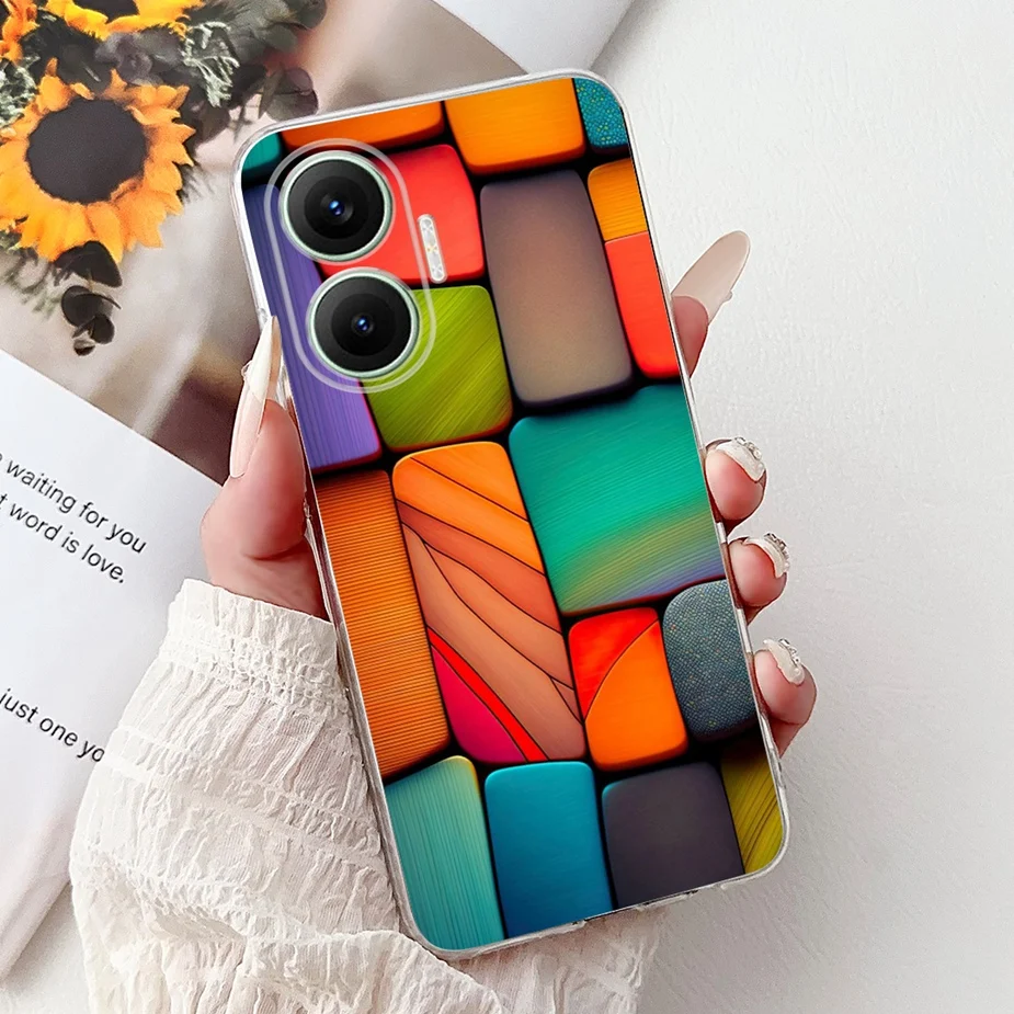 Stylish Painted Soft Silicone Case - Fashionable Protective Cover