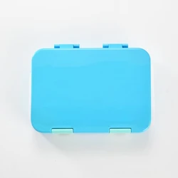 Colorful Kids Bento Lunch Box - BPA - Free, Microwave & Dishwasher Safe with Adjustable Compartments - 800ml (GRAY)