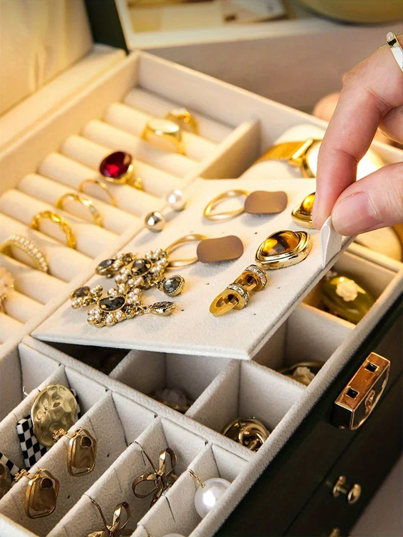 1PC Jewelry Storage Box | Necklace Earrings Organizer Case | Elegant Jewelry Gift Box P... - SKU JSB01217 - UGI Packaging