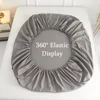 1 piece of solid color bed sheet for bedroom 100%Polyeste Elastic Band Around bedding Fitted Sheet Only (excluding pillowcases) 6