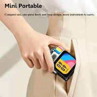 Smart Touch Screen Bluetooth Speaker Mini Portable Audio Player Wireless Handsfree Call MP3 Music Box Support TF Play APP Contro 4