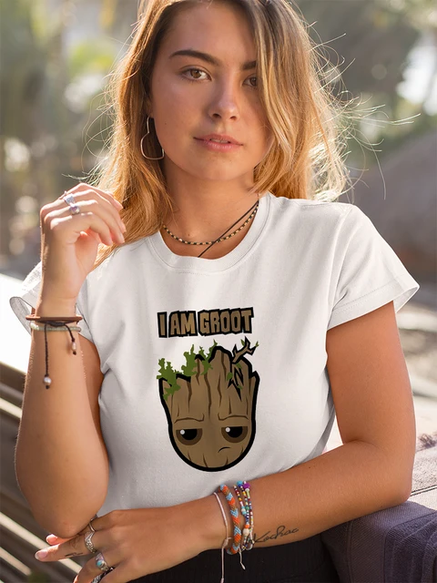 Introducing the I Am Groot Gothic Tee Shirt: A Perfect Addition to Your Summer Wardrobe!