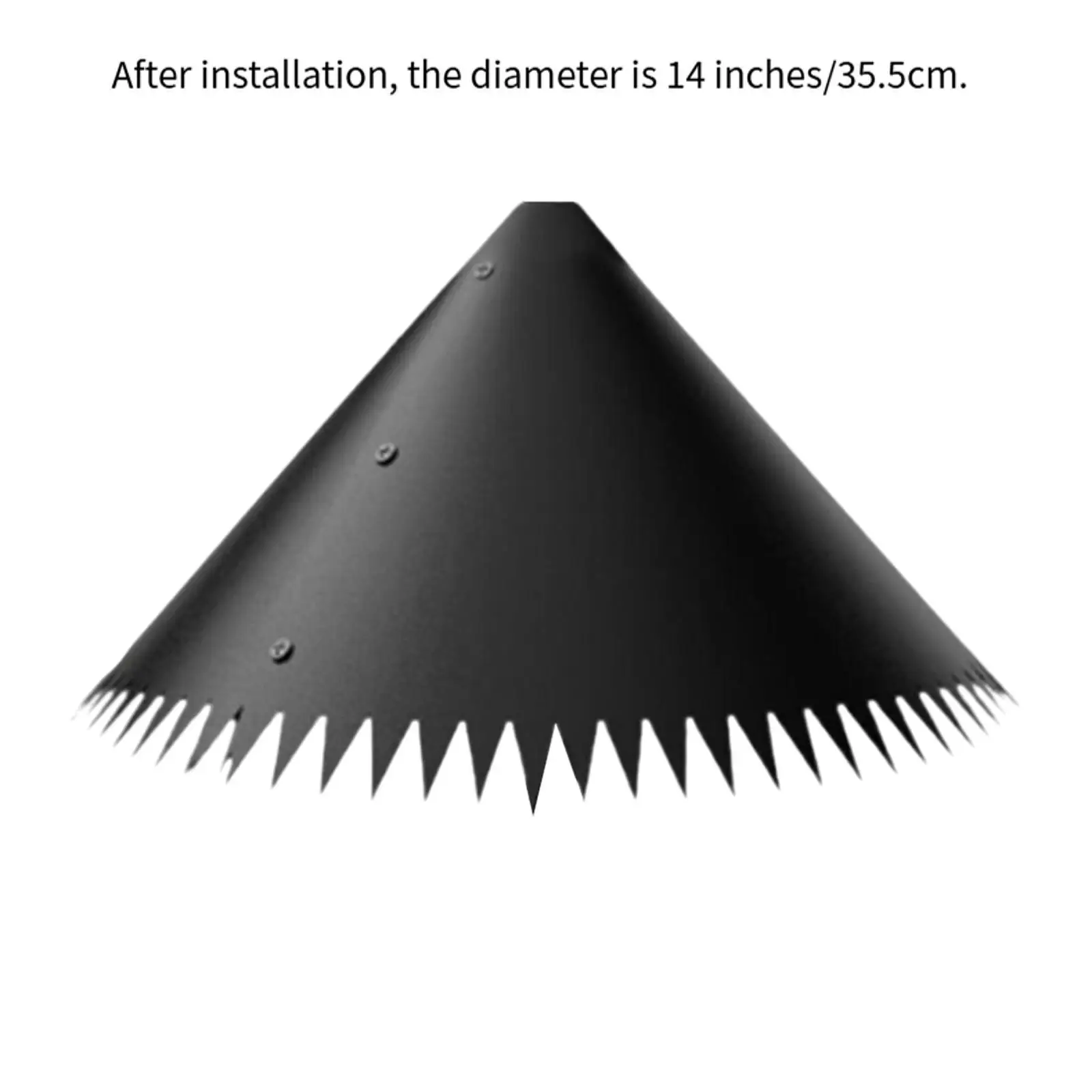 Squirrel Baffle with Accessory Wrap Around Easily Install Smooth Surface Squirrel Guard for Bird Feeder Pole Protecting Garden