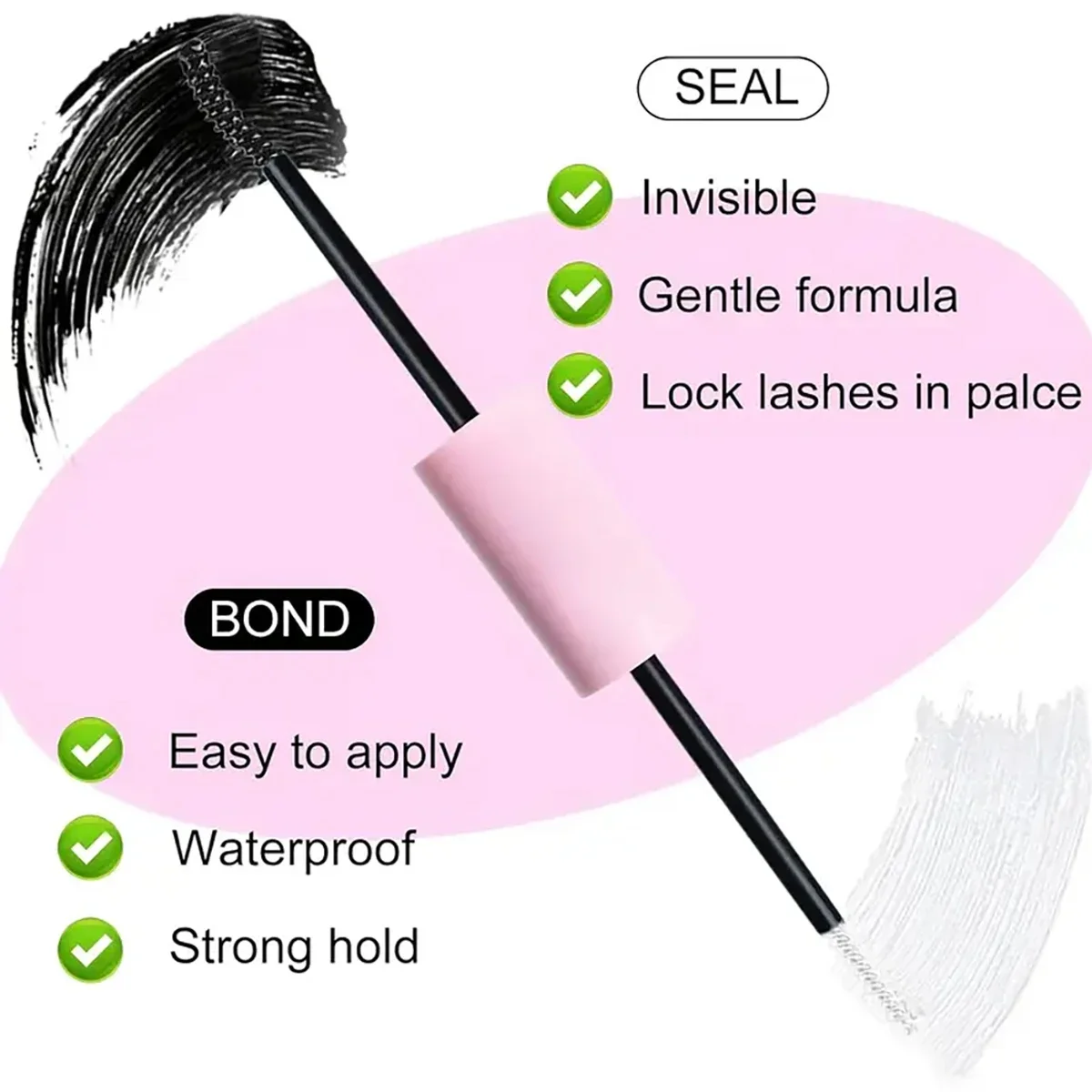 Eyelash Adhesive and Sealant Waterproof Suitable for DIY Clustered and False Eyelash Makeup Tools