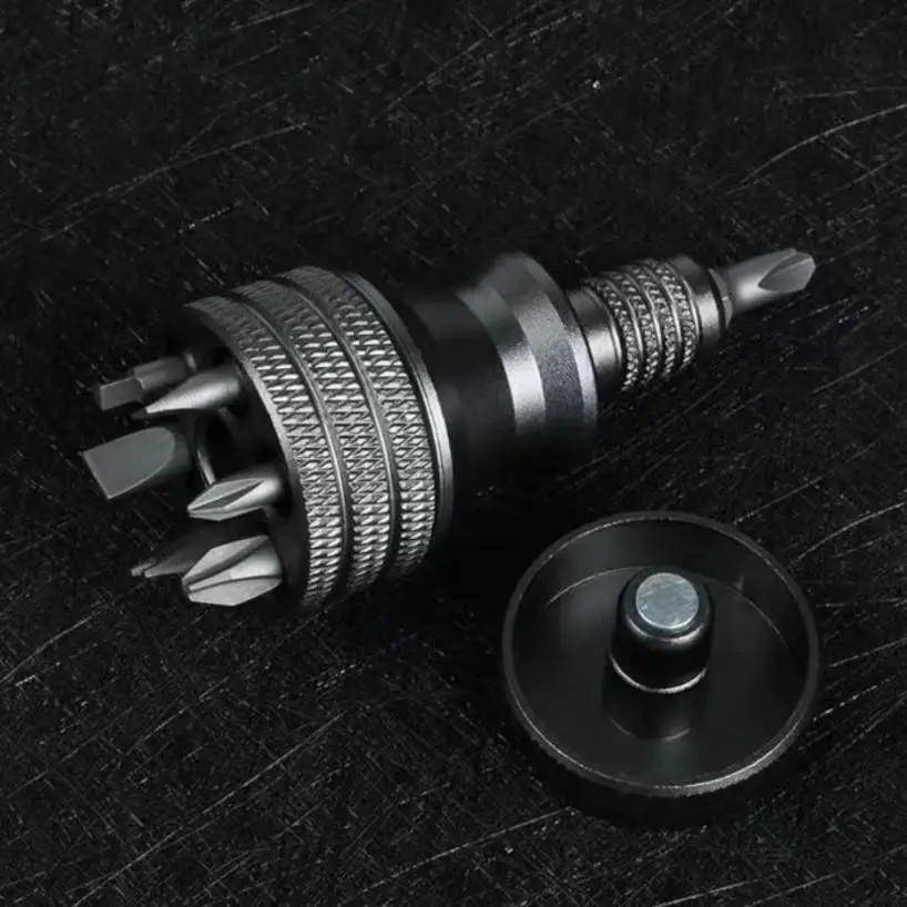 Mini Small Steel Cannon Alloy Screwdriver 7-in-1 Cross Shaped Iron Mini Screwdriver, Household Ornament Repair Tool