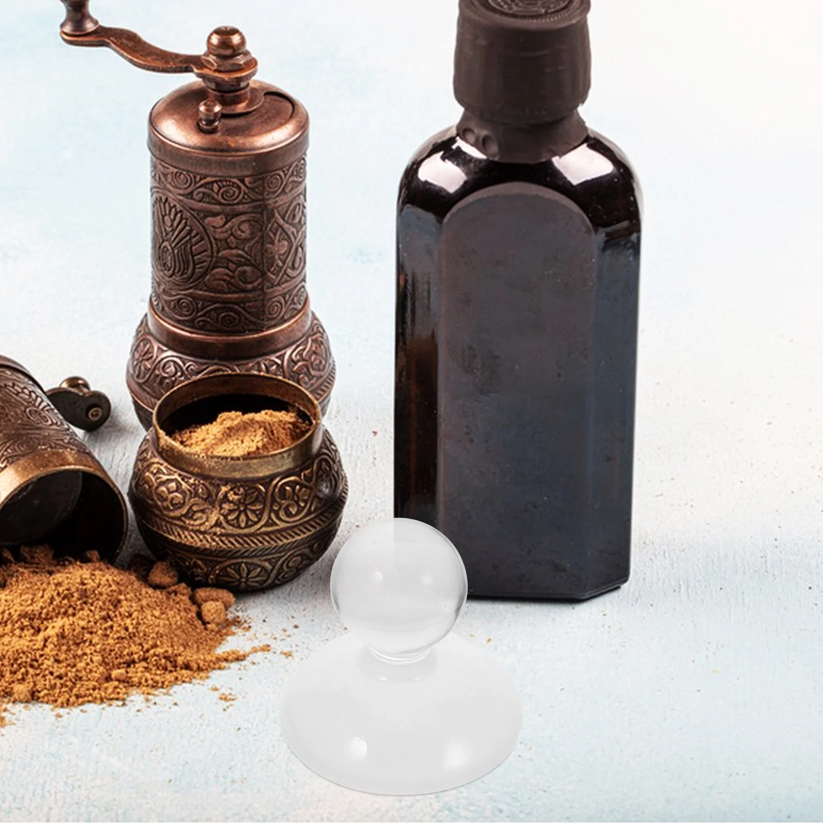 Mills Glass Medicine Pestle Grinding Tool Crusher Laboratory Equipment Robust Faux Crystal Powder Home Lab Pharmacies