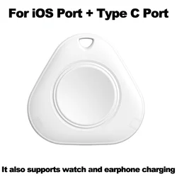 Advanced Wireless Magnetic Smartwatch Charger with Portable Type C L Port (White)