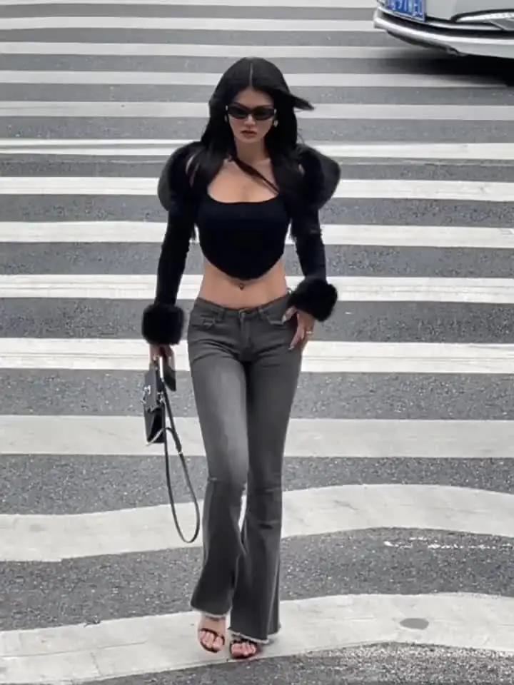 Женские темно-синие джинсы JULIA KISS