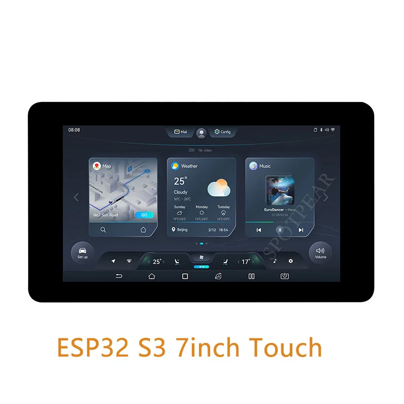 LCD ESP32-S3 ÷ ġũ,   CAN RS485 , 800  480, 7 ġ