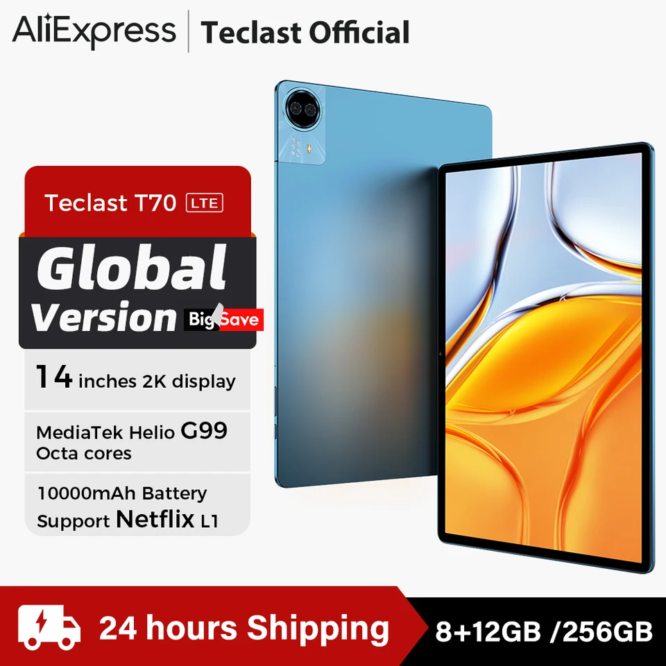 TECLAST T70 14 インチ Android タブレット Helio G99 8 コア