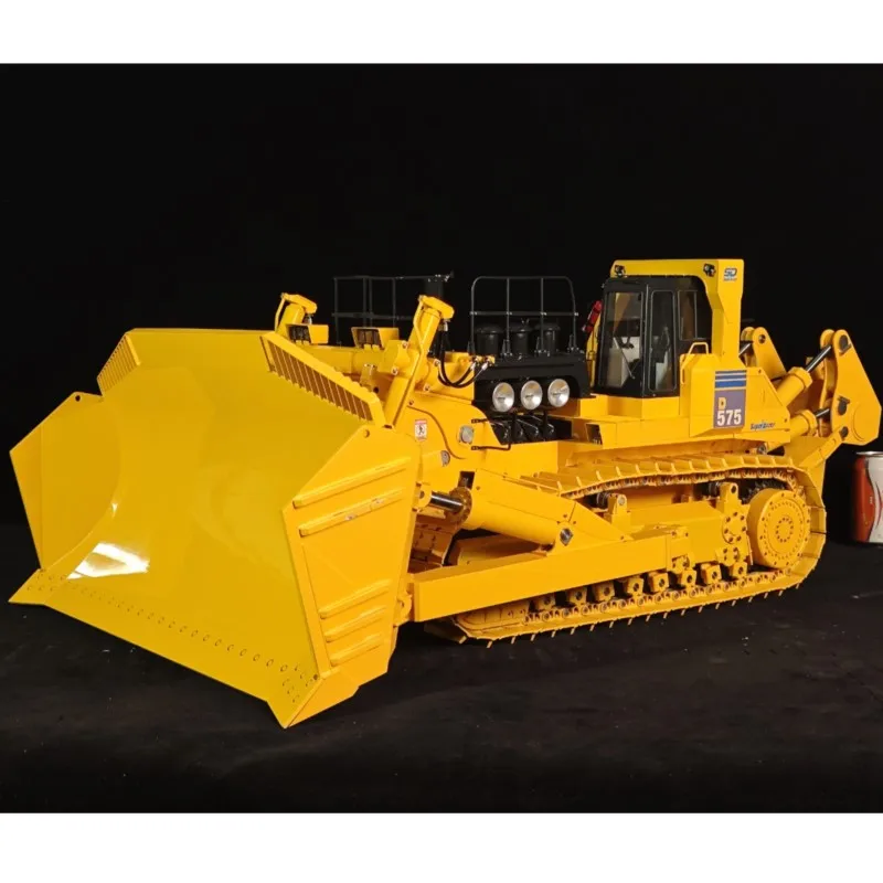 1/14 스케일 JDM 575 메탈 RC 불조더 헤비 듀티 도저 머신 Frsky X14 무선 조종 건설 차량 라이트 사운드 모델