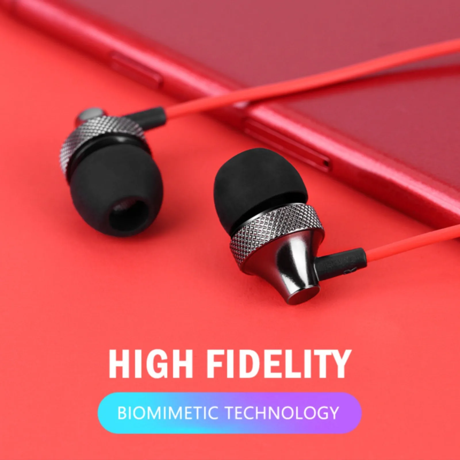 Wired Headset With Microphone For Pc Laptop 3.5mm Metal In Ear Headphones Subwoofer With Mic Line Control Audifonos Alta Calidad