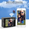 4K Action Camera WiFi 2.0" Screen 1080P/30FPS Waterproof Camera Helmet Video Recording Camera Sports Cameras Outdoor Mini Cam 3