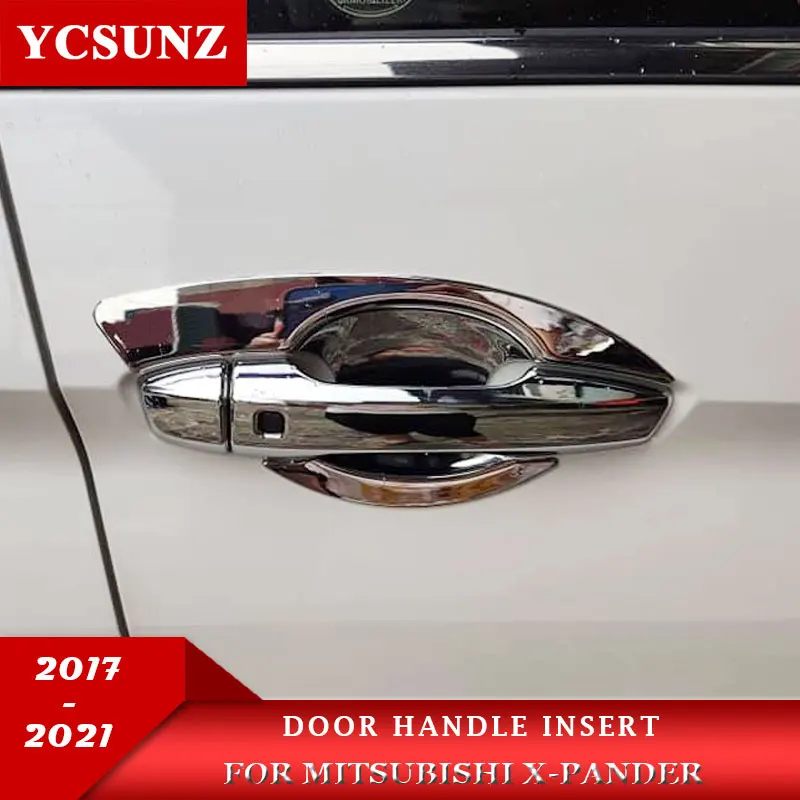 ABS Door Handle Bowl Insert accessories For Mitsubishi xpander 2017 2018 2019 2020 2021 Exterior Handle Parts Car Styling