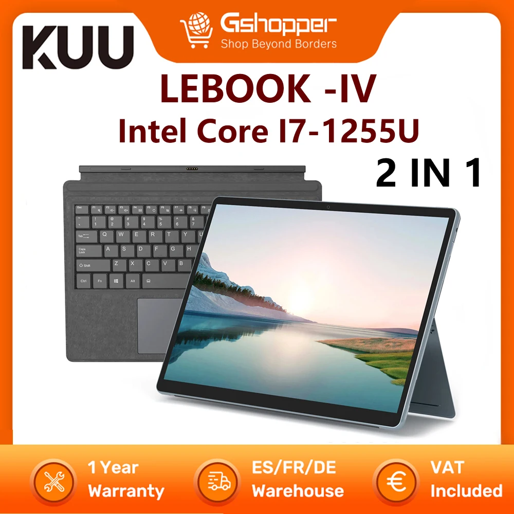 KUU LEBOOK 4 Laptop 2 in 1 13