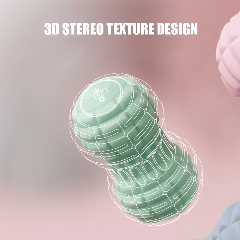 Electric Peanut Ball Deep Vibration Massage Fitness Neck Shoulder Lumbar Muscle Relaxation Silicone Fascia Ball Massage