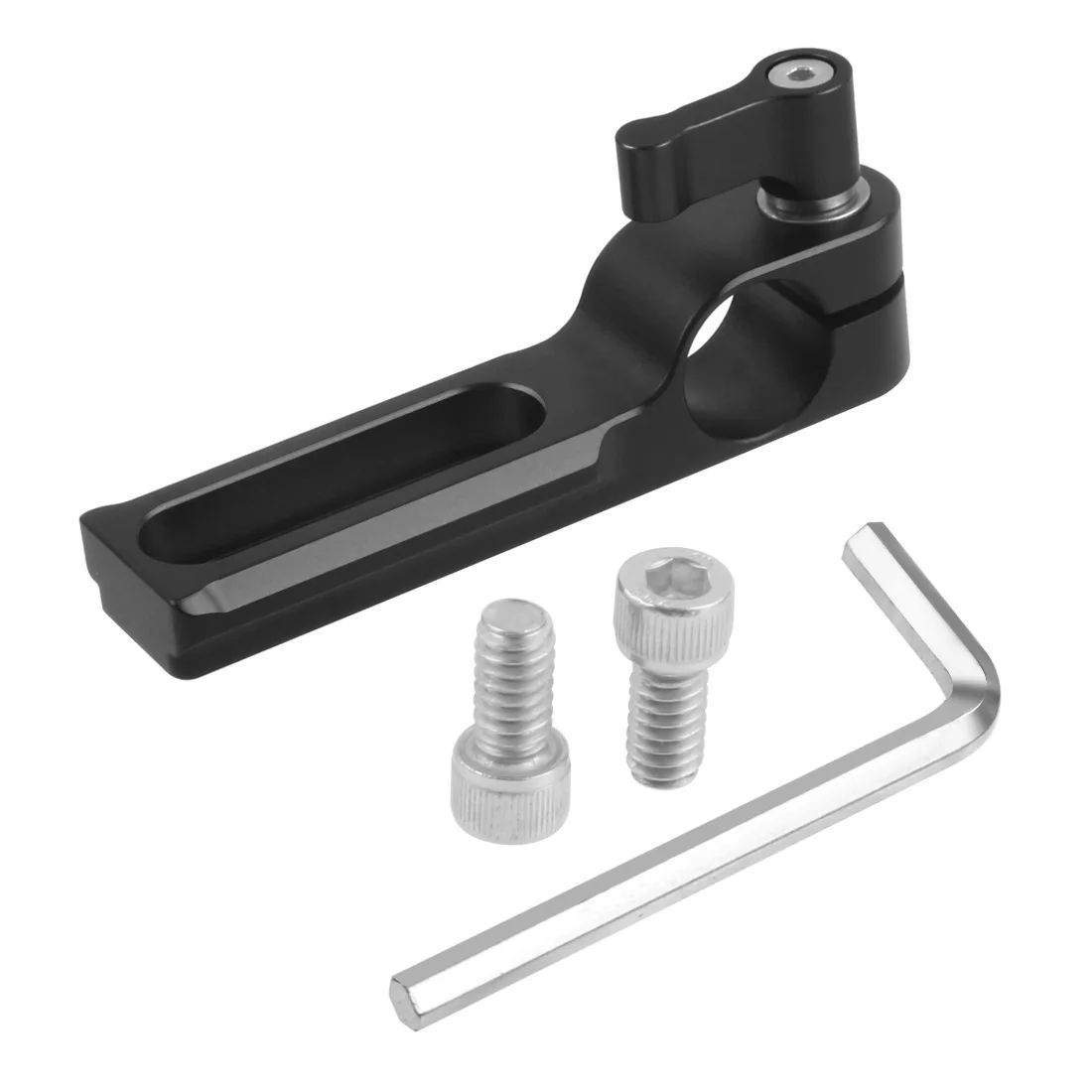 Standard 15mm Single Rod Clamp Quick Release Adapter with NATO Safety Rail 1/4 S