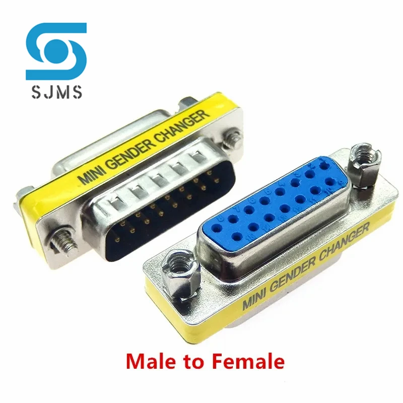 Db9 9pin db15 db25 db37 mini geschlechts wechsler adapter männlich zu weiblich/männlich zu männlich/weiblich zu weiblich rs232 serieller stecker com stecker – Detail 9