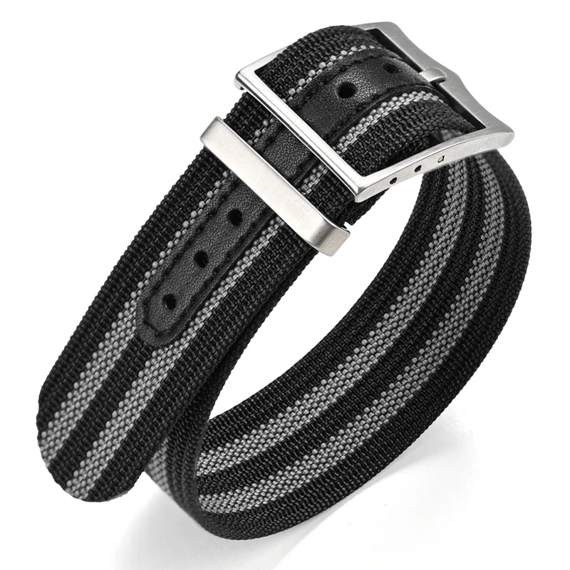 Durable Nylon Waterproof Sport Bracelet - Military-Inspired Watch Strap, No-Scratch Design