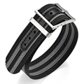 Black Grey Stripe