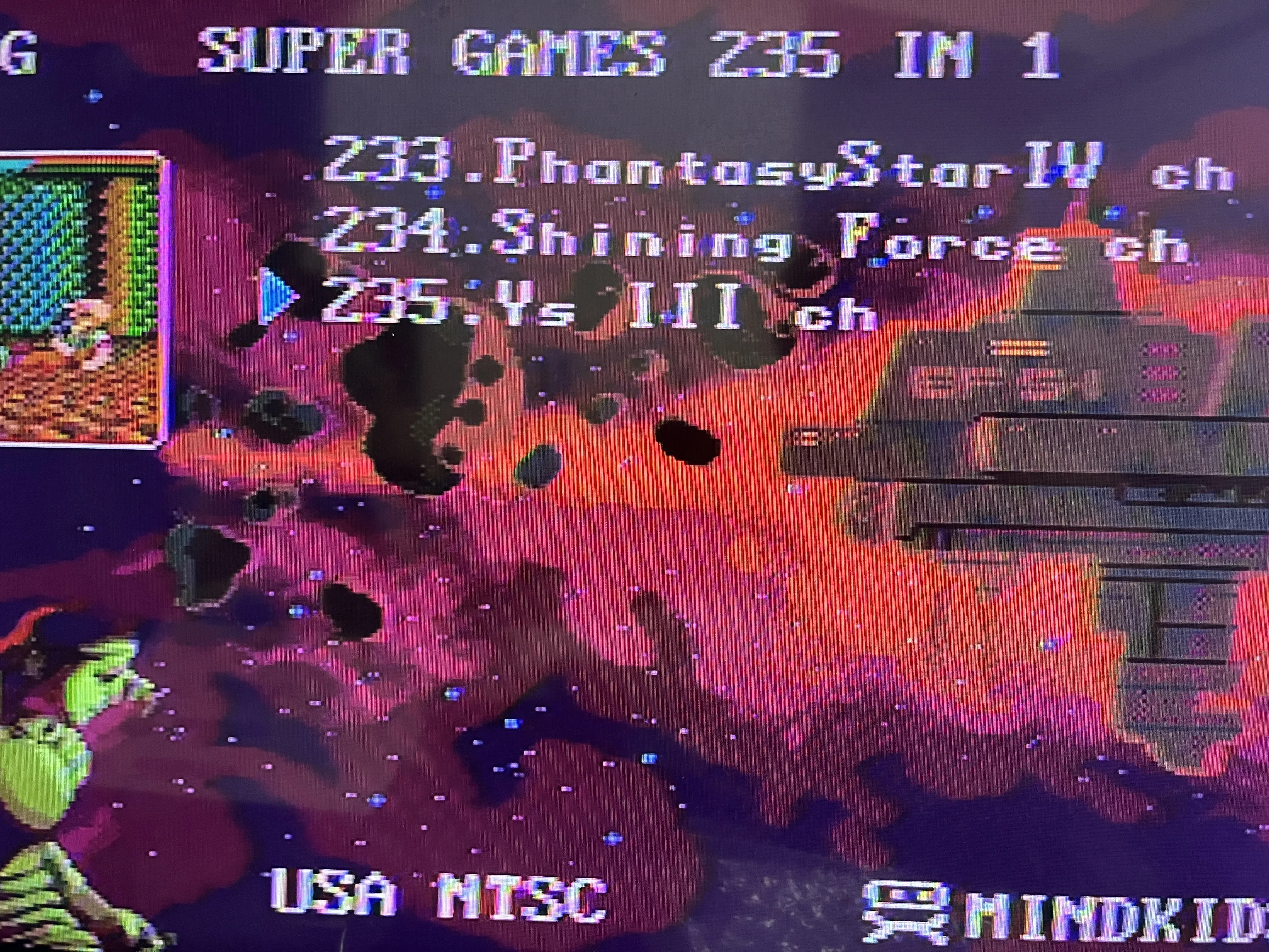 Multi 235 In 1 Games Card for Sega Megadrive Retro Console