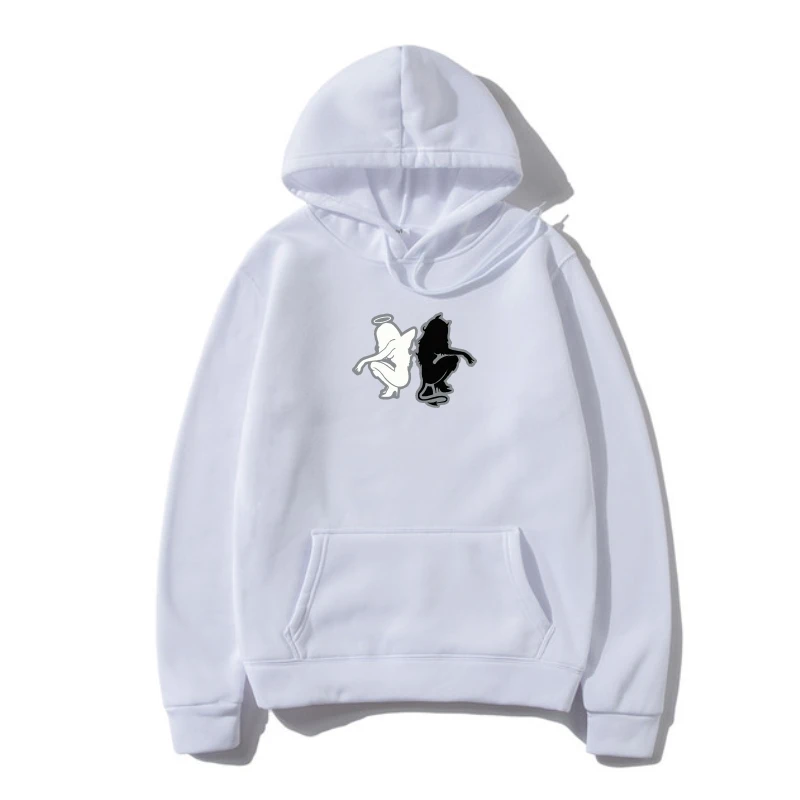 

Angel Devil Cool Outerwear Outerwear New Unisex Funny Hoody Hoodies
