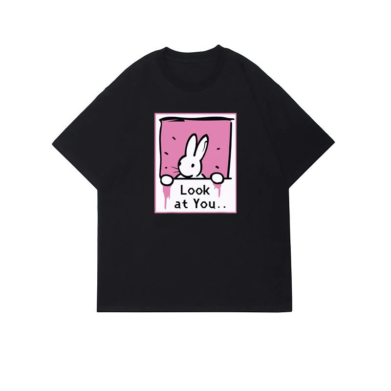 

Футболка женская летняя с принтом кролика