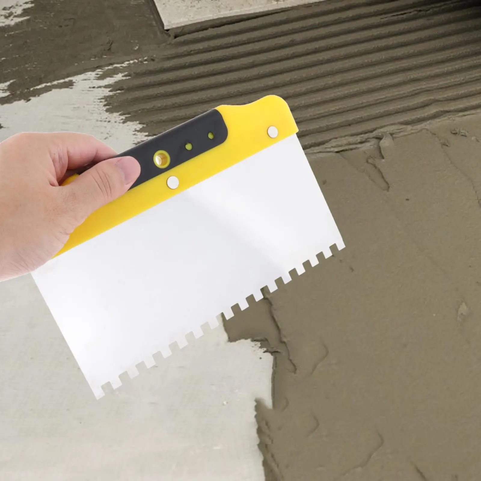 1Pcs Stainless Steel Paint Scraper Finishing Trowel Grout Spreading Tools Putty Scraper Drywall Trowel Construction Tools