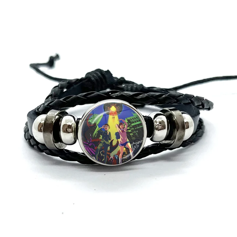 Anime Dandadan Ayase Momo Takakura Ken Aira Shiratori Bracelets Art Multilayer Braided Bracelets Bangles Handmade Jewelry Gifts 4
