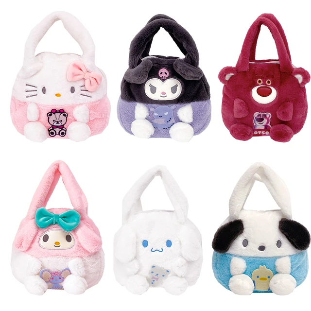 Sanrio Kuromi Plush Backpack Ins Kawaii Onpompurin Shoulder Bags Girl Hello  Kitty Travel Messenger Bag Cartoon Bag Holiday Gift - AliExpress