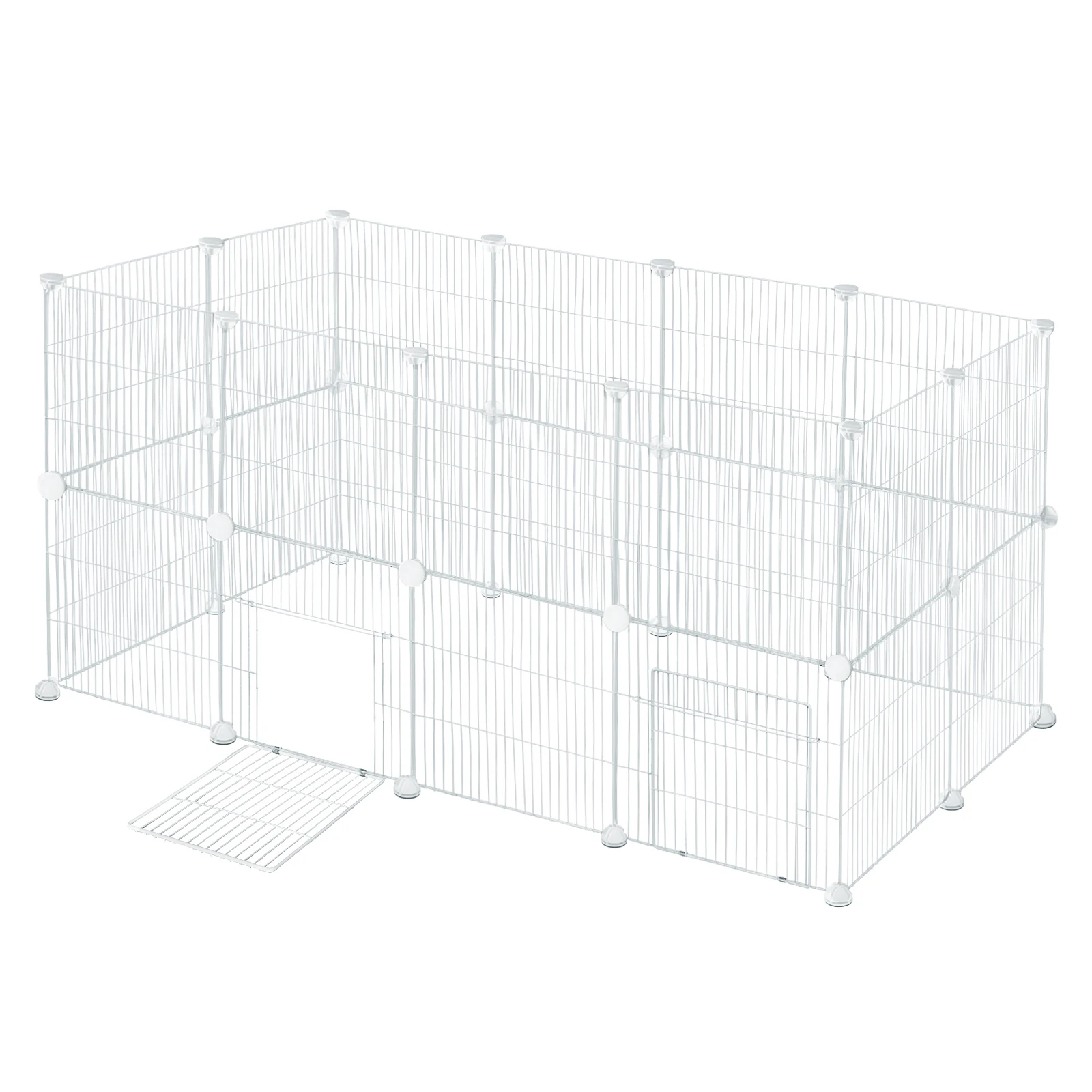 WhiteRabbitIndoorEnclosureCageDIYGuineaPigPlaypenHutch