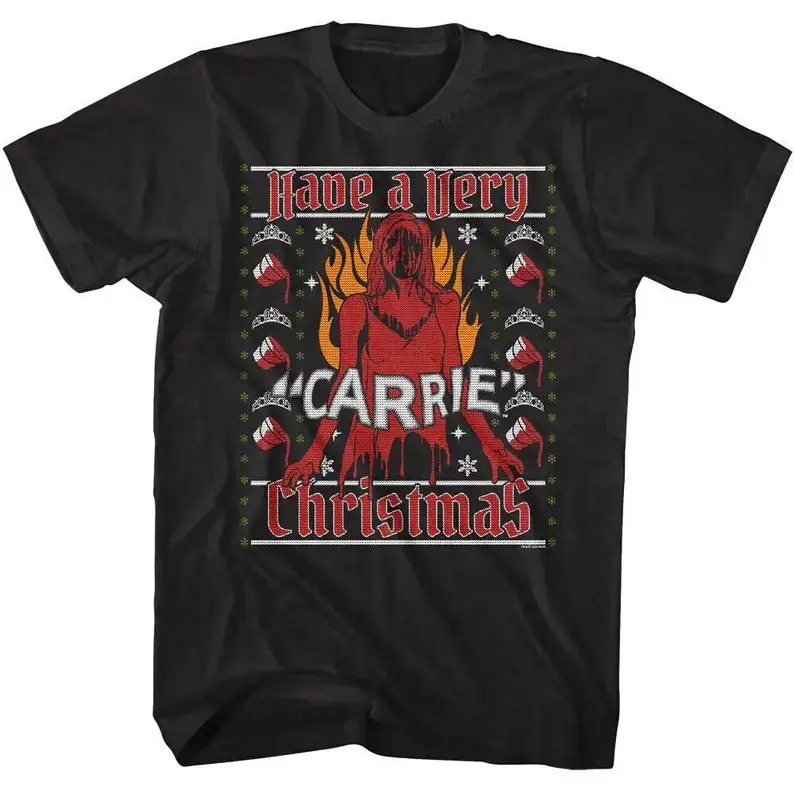 

Carrie T-Shirt Have a Scary Christmas Tacky Xmas Sweater