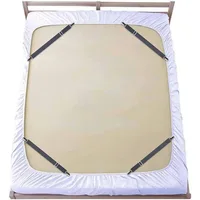 4pcs Bed Sheet Fasteners Holder Gadgets for Home Elastic Straps Adjustable Clips For Bed Sheet Organizer Mattress Cover Clips 6