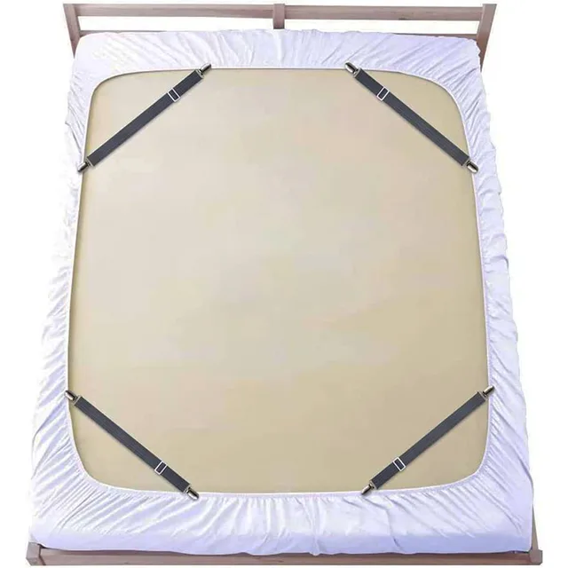 4Db Ágynemű Rögzítőelemek Tartó Eszközök Otthoni Rugalmas Hevederekhez Állítható Klipek Az Szervező Matrac Borító Klipekhez - Image 6