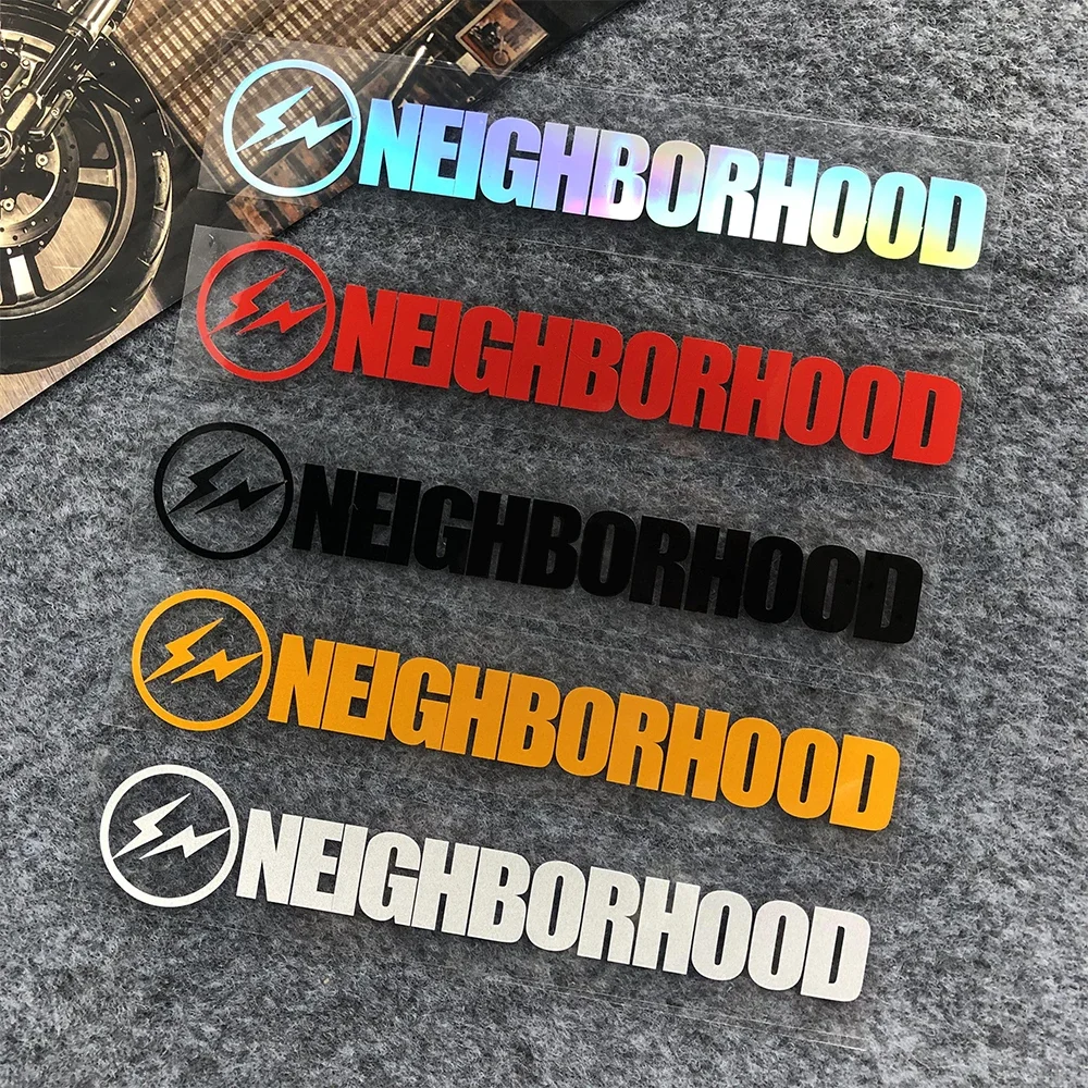 Reflective Lightning Neighborhood Sticker Decals for Vehicles and Motorcycles