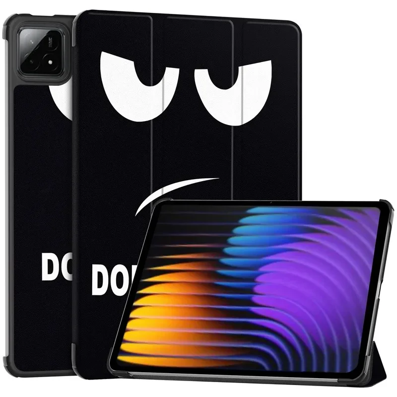 Elegant Tri-Fold Magnetic PU Leather Tablet Stand Cover