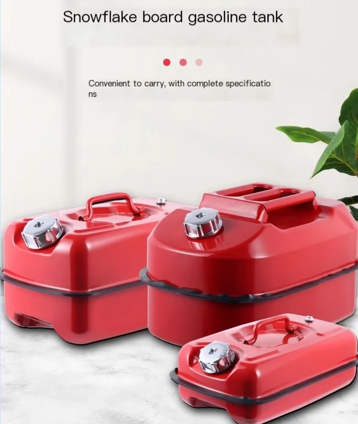 Thickened horizontal 5-10-20L gasoline barrel short portable diesel pot car iron fuel tank car motorcycle storage spare