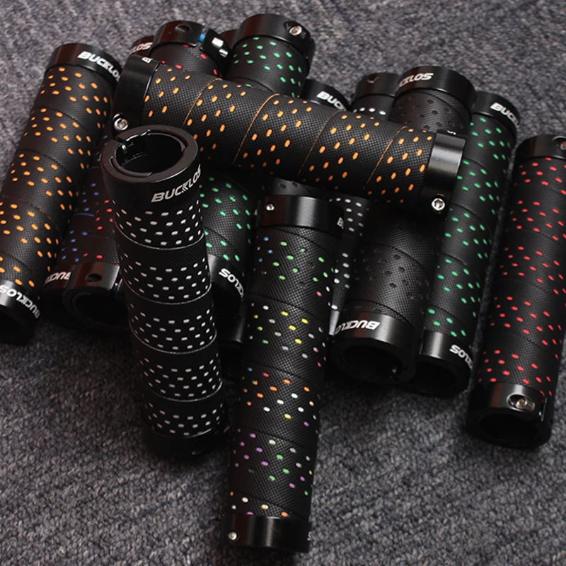 1Pair Non-slip Bike Handlebar Grips Comfortable PU Tape Cover Handle Grips 22.2