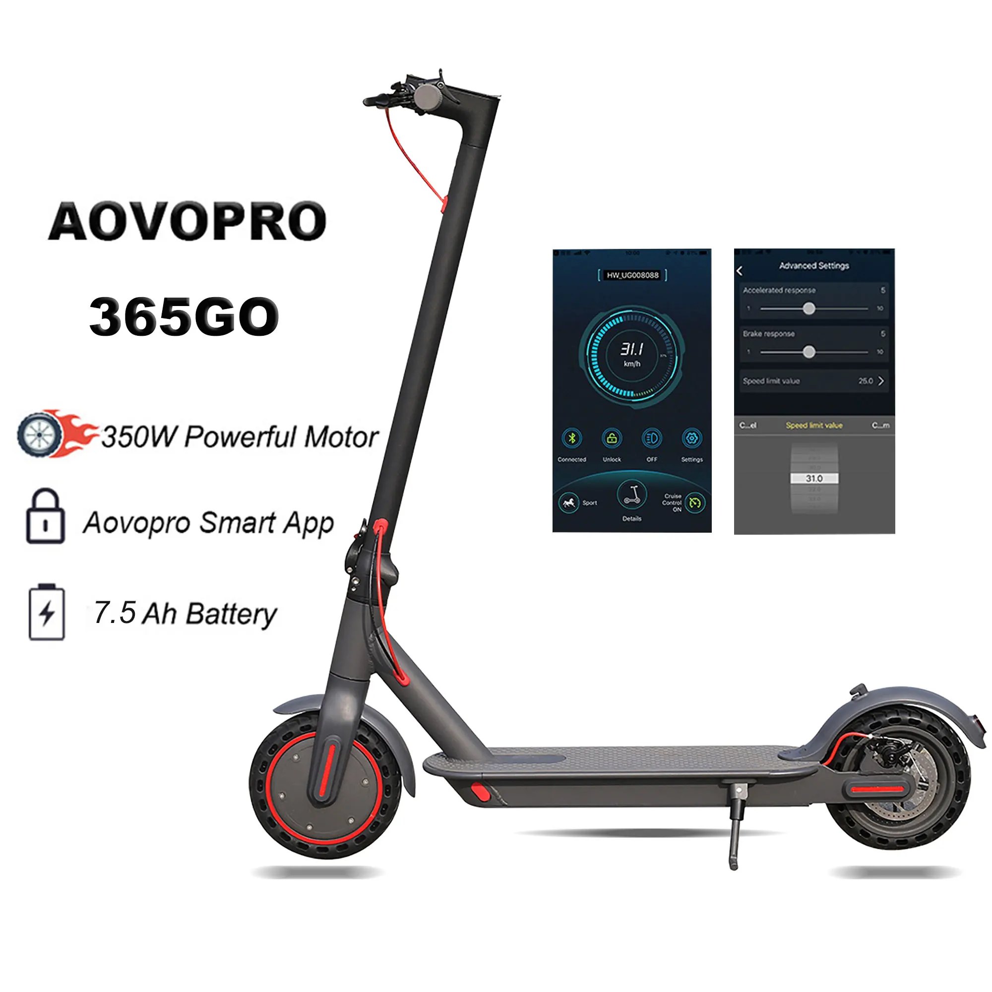 Motivering Mindre end rotation M365 Pro Electric Scooter | Aovo M365 Pro Scooter | Aovo M365 Pro App |  M365 Pro 350w - Electric Scooters - Aliexpress