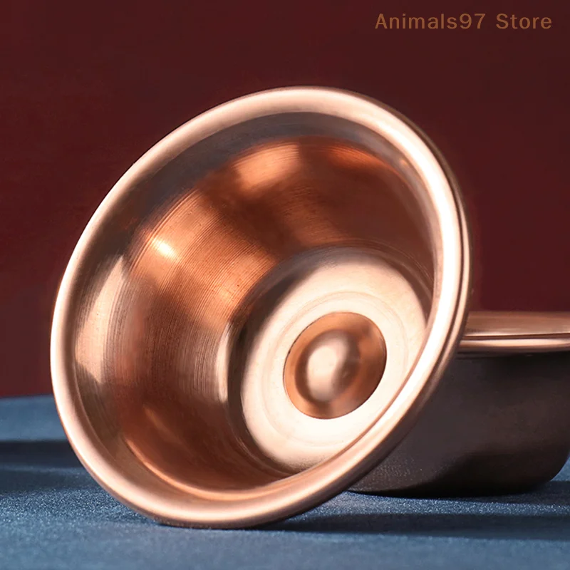 ALi/Pure Copper Water Supply Bowl Handmade Holy Water Bowl for Buddha Buddhist Supplies Fine Polished Supply