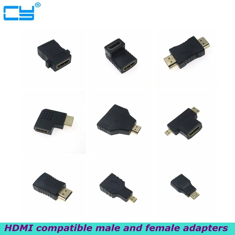 

Прямоугольный Переходник HDMI-совместимый Переходник штекер-гнездо мини/микро HDMI-совместимый удлинитель J17