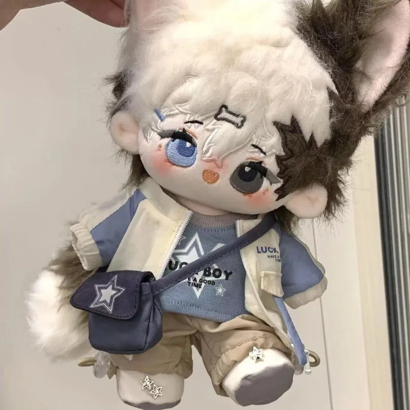 Clothes Suit Outfit For 20cm No Attribute Plush Dolls Dress Up Clothing Cosplay Gift Original Sport Fashion Casual doll clothes