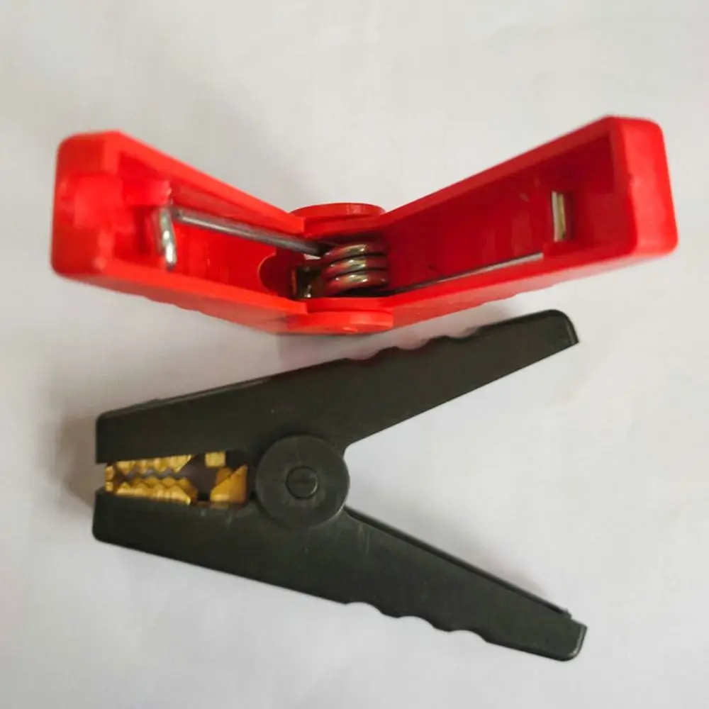 100A Emergency Power Supply Strong Battery Charging Clip Crocodile Clip Car Grounding Wire Starting Battery Connectors