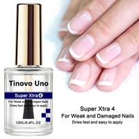 Tinovo Uno Super Xtra Nail Polish Top Coat Fast Dry Bright Oil Finish Natural Normal Nail Strengthener Manicure Varnish Lacquer 2