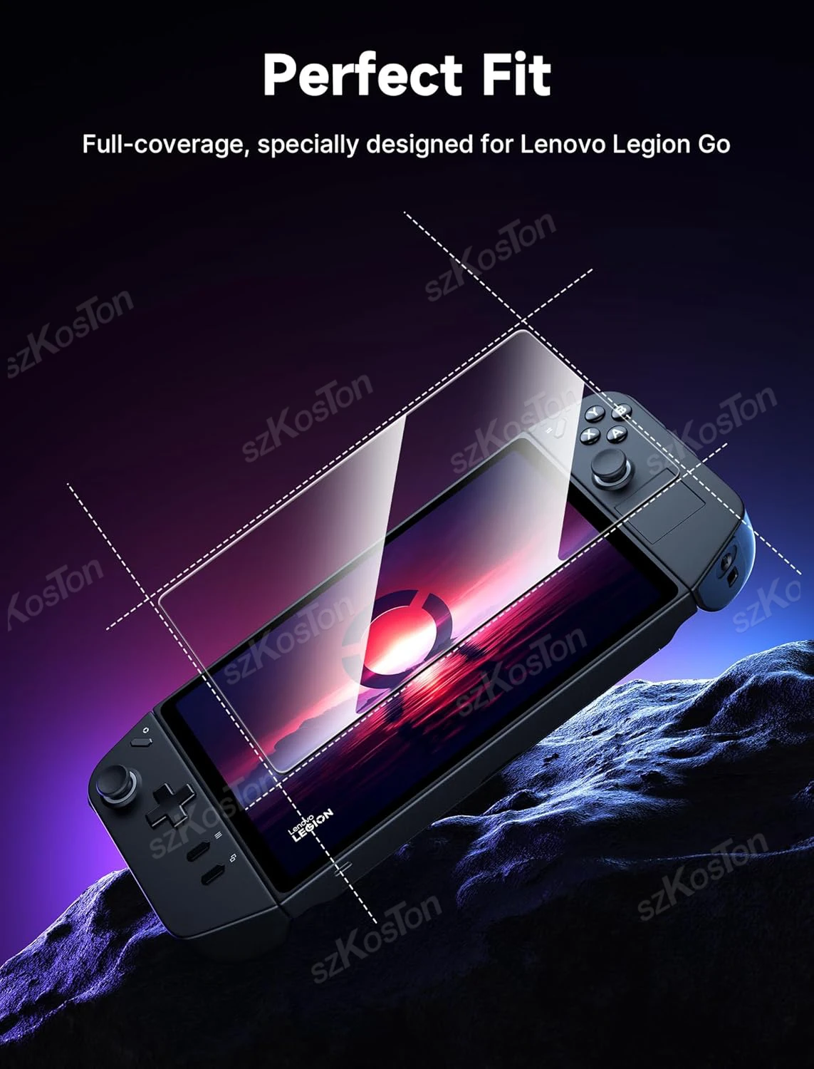 Ultra HD Tempered Glass Screen Protector 2-Pack for Gaming Consoles - 9H Hardness