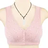 Nursing Bra Maternity Comfortable Soft Cotton Non-Steel Ring Front Button Bra Non-Steel Ring Vest Front Button Underwear 4