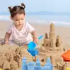 Play Sand Indoor Sand Mold Set Colorful Play Sand Sensory Sand With Inflatable Cushion Base Playful For Boys Girls Toddler 3