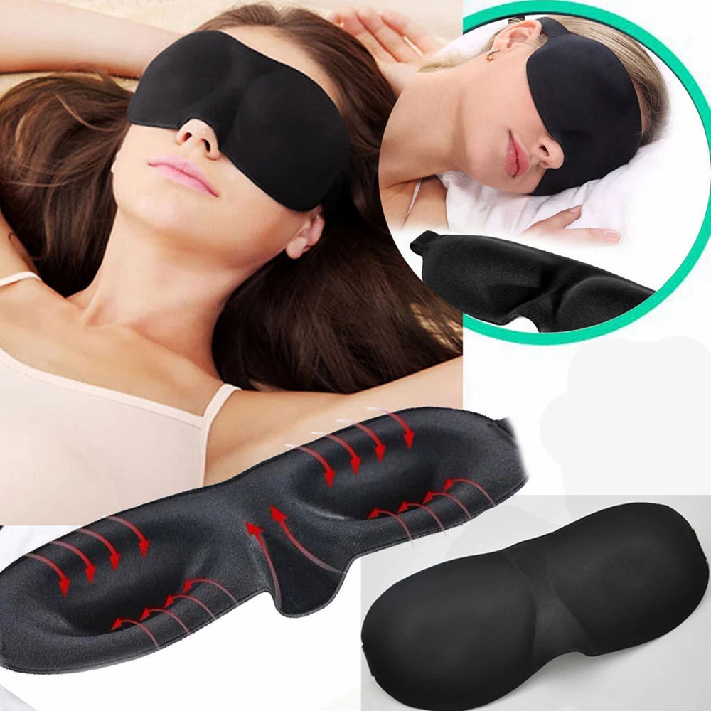 Tcare Eye Mask for Sleeping 3D Contoured Cup Blindfold Concave Molded Night Sleep Masks Block Out Light eye mask,eye patch